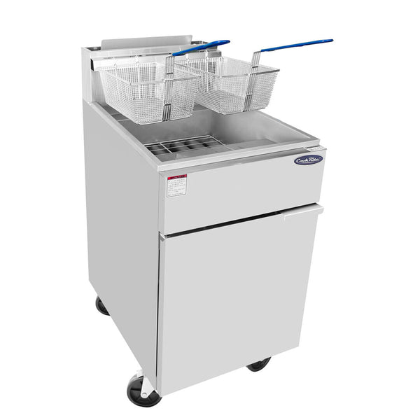 ATFS-75 21” Heavy Duty 75lb S/S Deep Fryer Commercial - Continental Restaurant Equipment