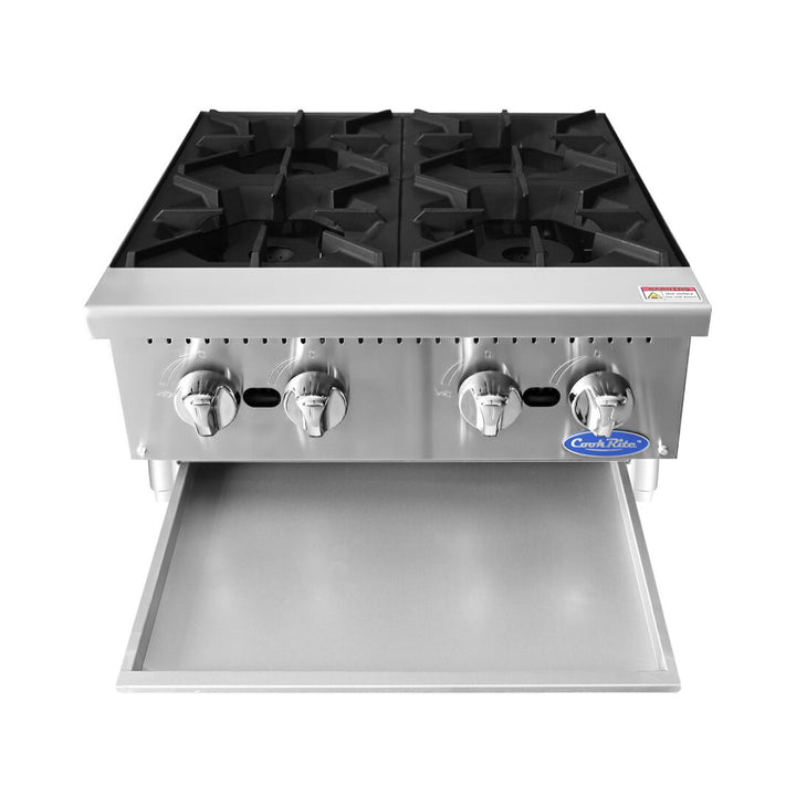 ACHP-4 24” Wide Heavy Duty Countertop Range - Continental Restaurant Equipment