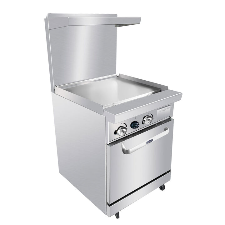 AGR-24G 24″ Gas Range Single Oven Stainless steel - Continental Restaurant Equipment