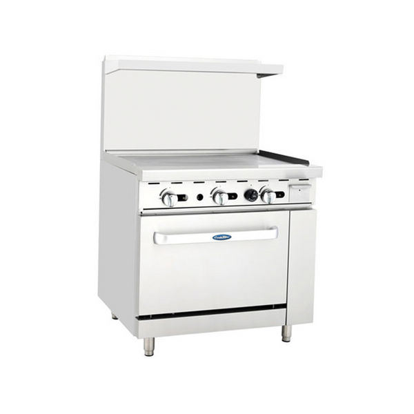 AGR-36G 36″ Gas Range Single Oven Stainless steel - Continental Restaurant Equipment