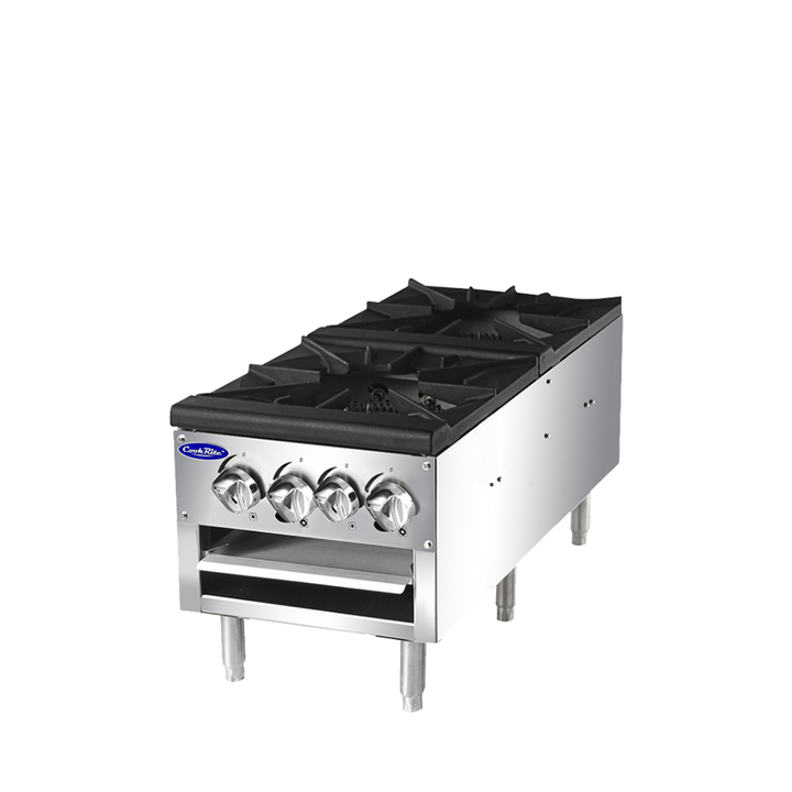 CookRite ATSP-18-2L 18” Double Stock Pot Stove - Continental Restaurant Equipment