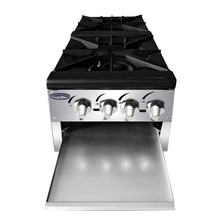CookRite ATSP-18-2 18” Double Stock Pot Stove - Continental Restaurant Equipment