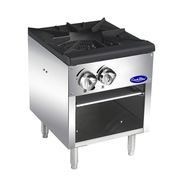 CookRite ATSP-18-1 18” Single Stock Pot Stove - Continental Restaurant Equipment
