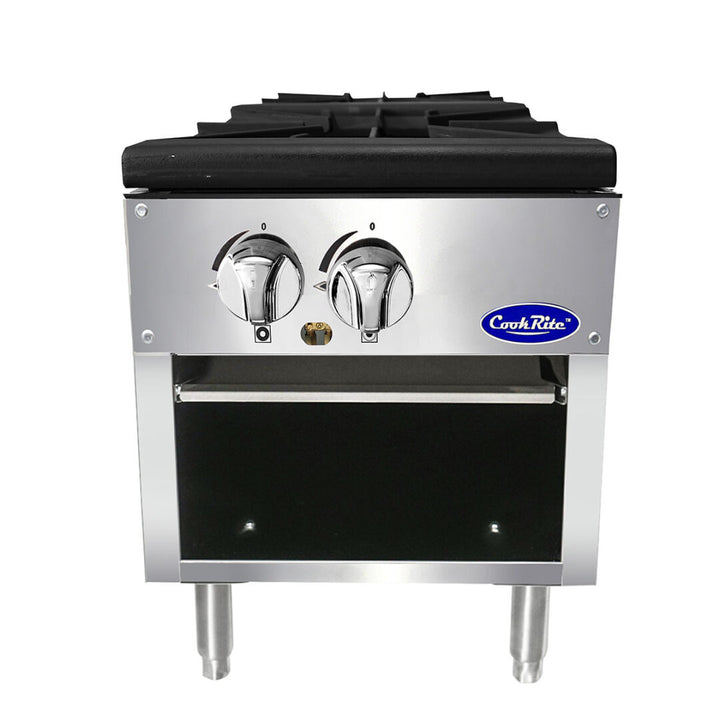 CookRite ATSP-18-1 18” Single Stock Pot Stove - Continental Restaurant Equipment