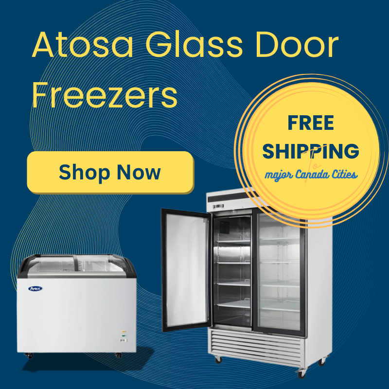 Best Atosa Glass Door Freezers Canada