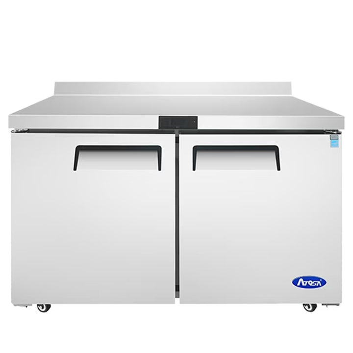 Atosa MGF8409GR Worktop Refrigerator Backsplash Stainless Steel