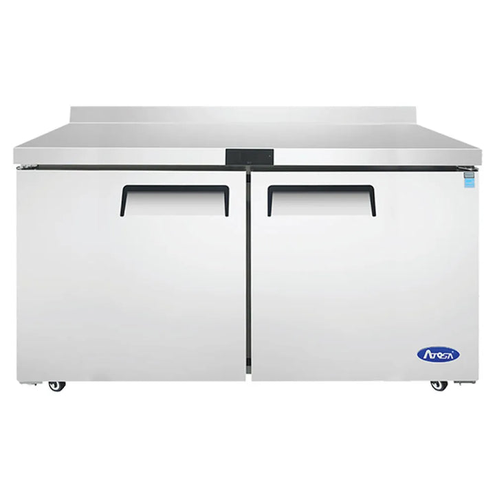 Atosa MGF8414GR 60” Worktop Freezer Backsplash Stainless Steel