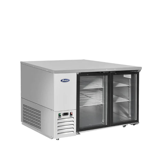 Atosa SBB48GGRAUS1 48” Glass Door Back Bar Cooler Shallow Depth - Continental Restaurant Equipment
