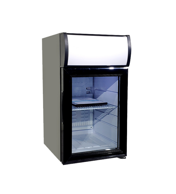 EFI C1-21GDCT-L Countertop Glass Door Refrigerator