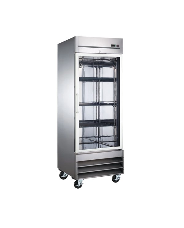 EFI F1-27GDSVCX Stainless Steel  Freezer X-LINE 27" Glass Single  Door