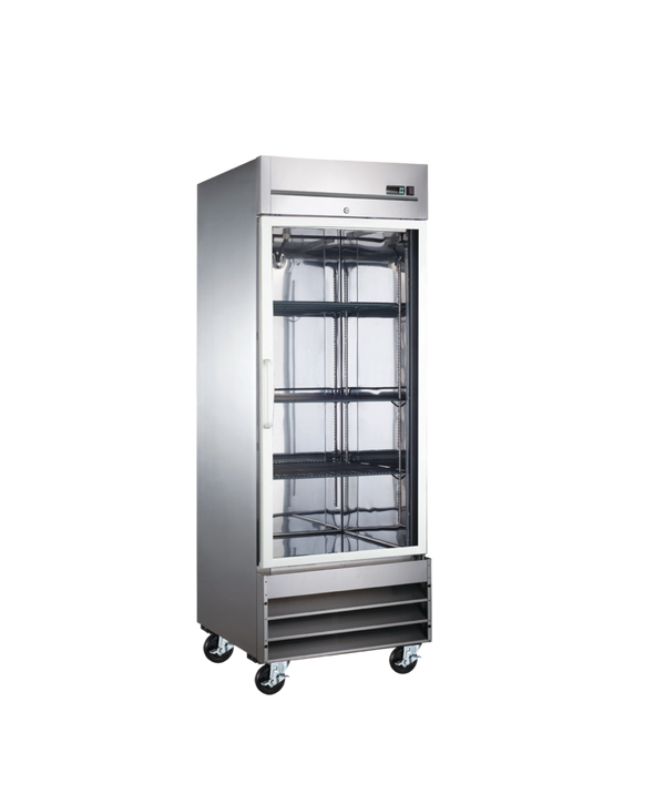 EFI C1-27GDSVCX Stainless Steel  Cooler X-LINE 27" Glass Single  Door