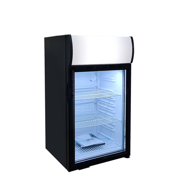 EFI C1-68GDCT-L Countertop Glass Door Refrigerator
