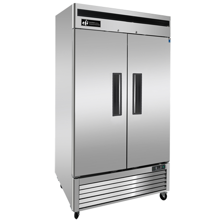 EFI 39VC Bottom Mount Reach-in Refrigeration - 2 Doors 39 Inches Wide