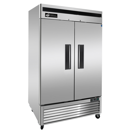 EFI 54VC Bottom Mount Reach-in Refrigeration - 2 Doors 54 Inches Wide