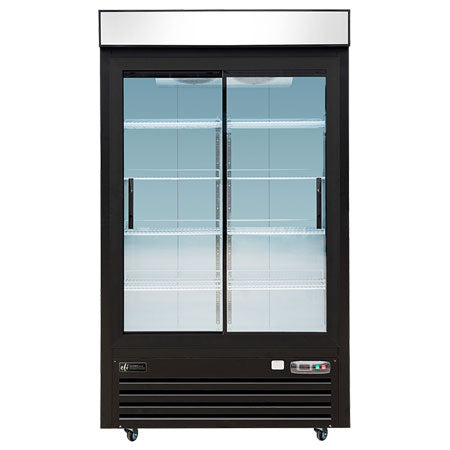 EFI C2S-48GD Refrigerated Merchandiser - 2 Doors - Continental Restaurant Equipment