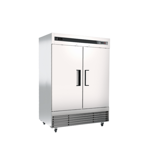 EFI F2-54VCX X-LINE 54" Reach-In Solid 2 Door  Freezer - Continental Restaurant Equipment