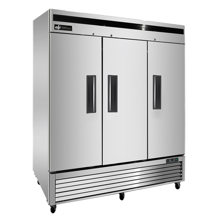 EFI 82VC Bottom Mount Reach-in Refrigeration - 2 Doors 82 Inches Wide