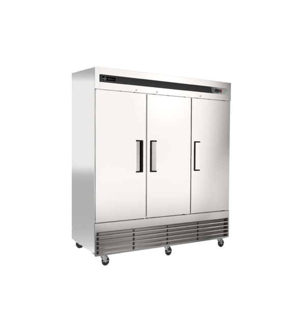 EFI C3-82VCX X-LINE 82" Reach In Solid 3 Door Refrigerator
