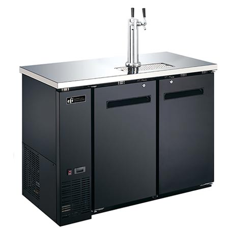 EFI CBBDD2-48CC Back Bar Direct Draw Cooler 48 Inch Length - Continental Restaurant Equipment