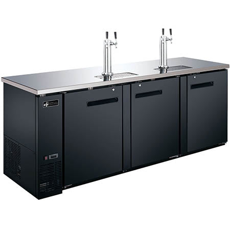 EFI CBBDD3-90CC Back Bar Direct Draw Cooler 90 Inch Length