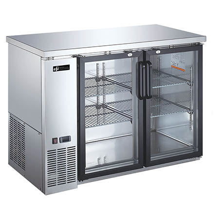 EFI CBBSGD2-48CC Back Bar Glass Door Cooler 48 Inch Length
