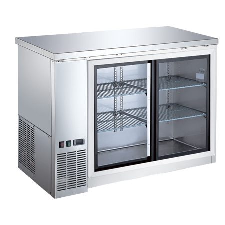 EFI CBBSGDS2-48CC Back Bar Sliding Glass Door Coolers