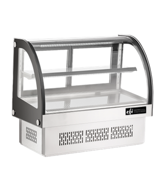 EFI CGCM-CT-3633 Countertop Curved Glass Display Cases