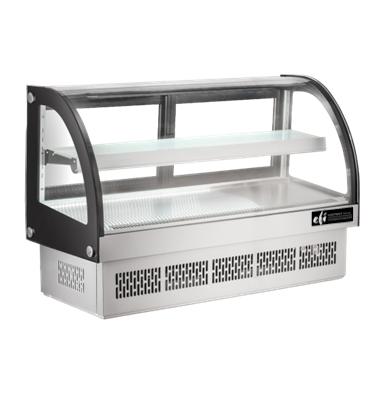 EFI CGCM-CT-4833 Countertop Curved Glass Display Cases