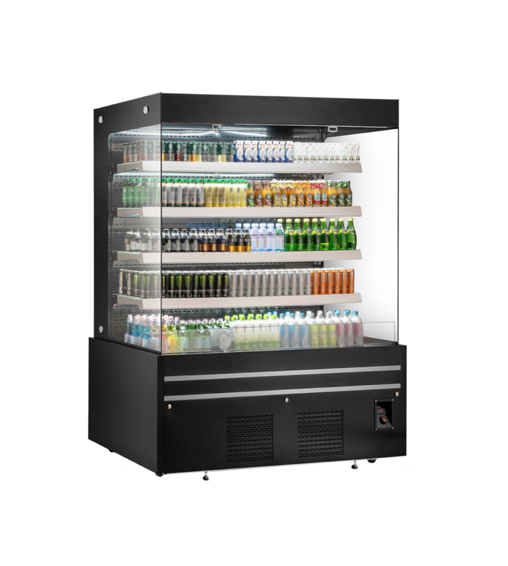 EFI CGOMB-7280 Merchandisers Open Glass Side 72" - Continental Restaurant Equipment