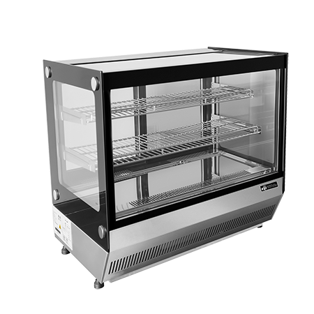 CGSM-CT-2726 28″ Flat Top Glass Countertop Display Case LED interior lighting