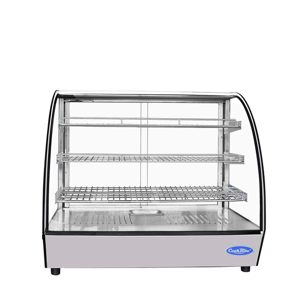 Atosa CHDC-44 — Countertop Heated Curved Display Case (4.4 cu ft)