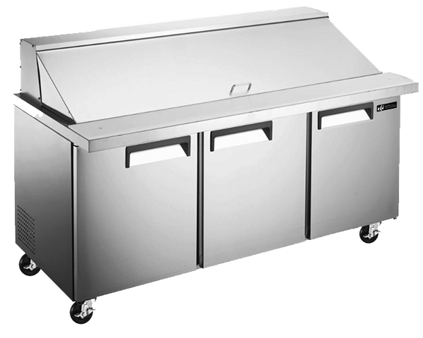 EFI CMDR3-72VCX X-LINE 72" Refrigerated Mega Top Prep Table