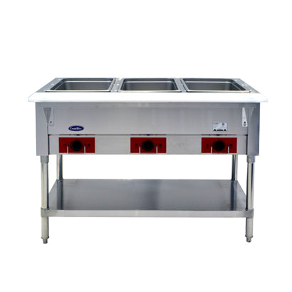 Atosa USA CSTEA-3 Hot Food Serving Counter / Table - Continental Restaurant Equipment