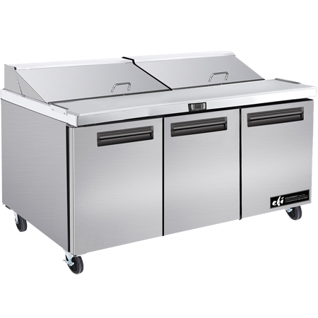 EFI CSDR3-72VC Salad/Sandwich Prep Table 72 Inch Length