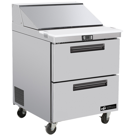 EFI CSDW2-27VC Salad/Sandwich Prep Table 27 Inch Length