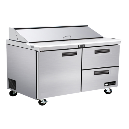 EFI CSDW2-60VC Salad/Sandwich Prep Table 60 Inch Length