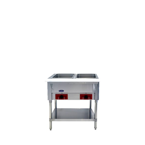 Atosa CSTEA-2C — 2 Open Well Electric Steam Table - Continental Restaurant Equipment