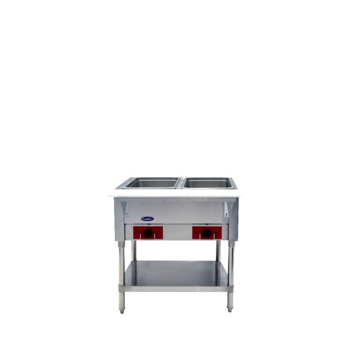 Atosa CSTEA-2C — 2 Open Well Electric Steam Table - Continental Restaurant Equipment