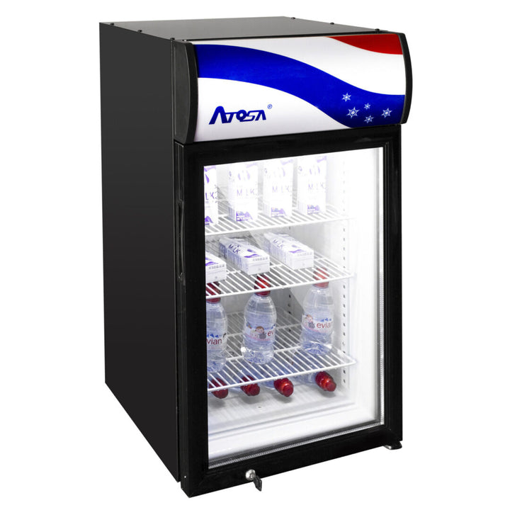 Atosa CTD-3S 2.4 cu. ft. Countertop Merchandiser - Continental Restaurant Equipment