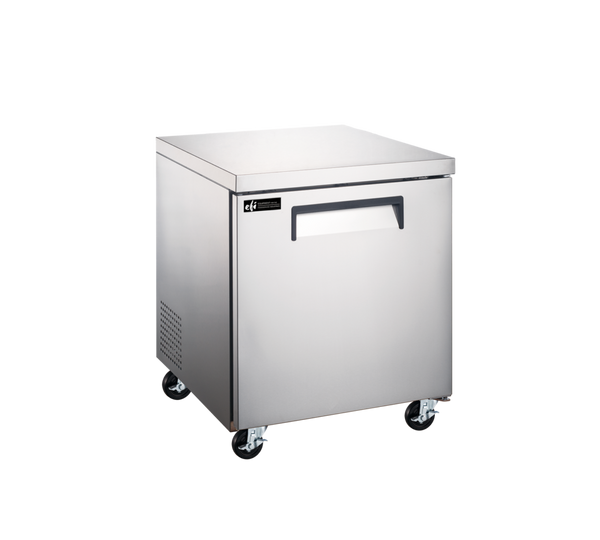 EFI FUDR1-27VCX-R  X-LINE 27"  Undercounter Solid Door Freezer - Continental Restaurant Equipment