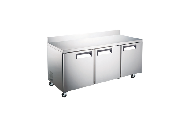 EFI CWDR3-72VCX X-LINE 72" Worktop Refrigeration with Backsplash