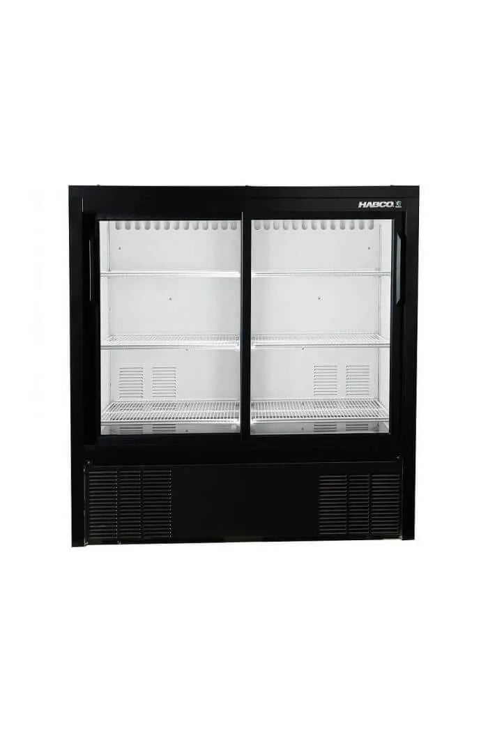 HABCO ESM14SL48HC Impulse Cold Merchandiser Double Sliding Door - Continental Restaurant Equipment