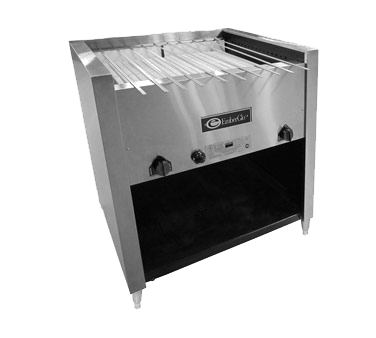 EmberGlo Gas Char-Broiler 31F-KABOB-N 36 Inch Wide Open Front Flame control - Continental Restaurant Equipment
