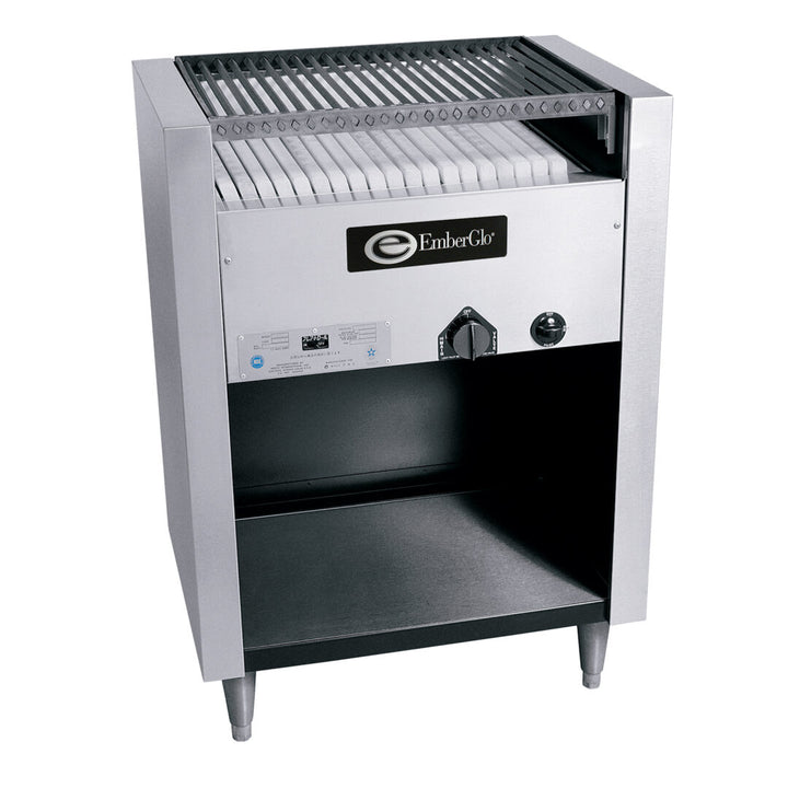 EmberGlo Gas Char-Broiler 31F 36 Inch Wide Open Front with Flame control - Continental Restaurant Equipment