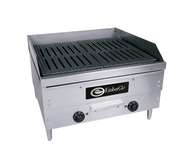 EmberGlo Electric Char-Broiler E2424 Raised Cast Iron Ribs