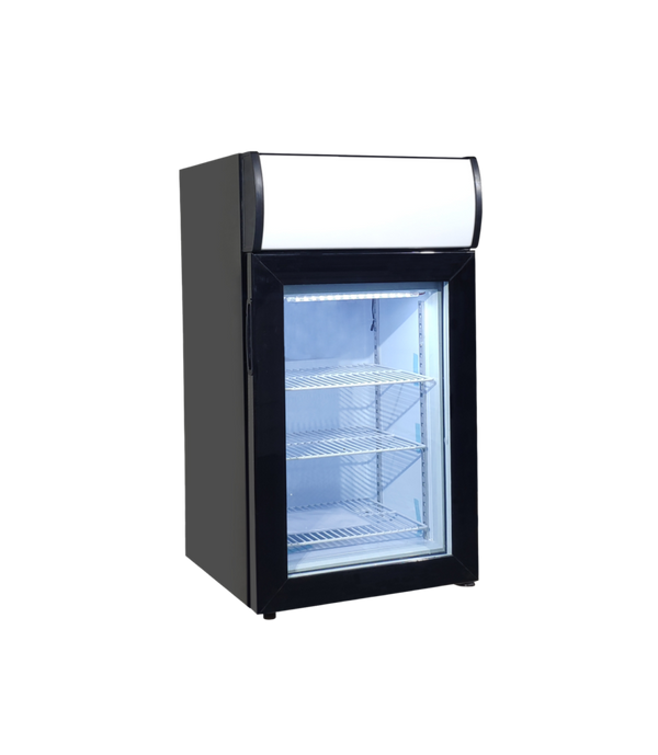 EFI F1-50GDCT-L Countertop Glass Door Freezer