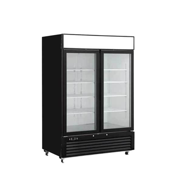 EFI F2-48GD Glass Door Merchandiser Freezer - 2 Doors