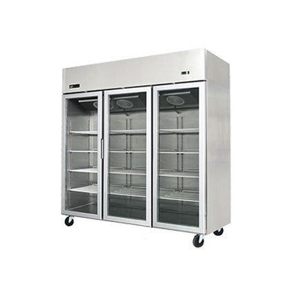 EFI F3-78GDSVC Mount Reach-in Glass Door Freezer Top  - 3 Doors