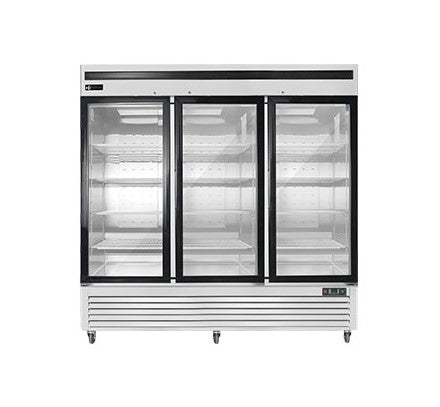 EFI F3-82GDSVC Mount Reach-in Glass Door Freezer Bottom  - 3 Doors
