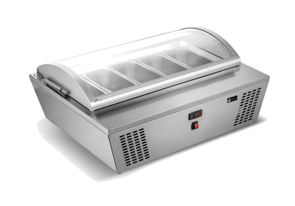 EFI FGCM-5P FGCM-5P 5 Pan Gelato Freezer Merchandiser - Continental Restaurant Equipment